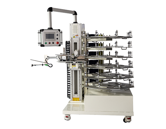 卧式自动6盘收料机